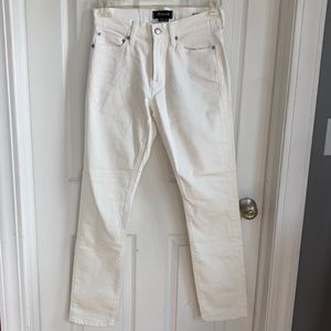 Madewell Skinny White Jeans
